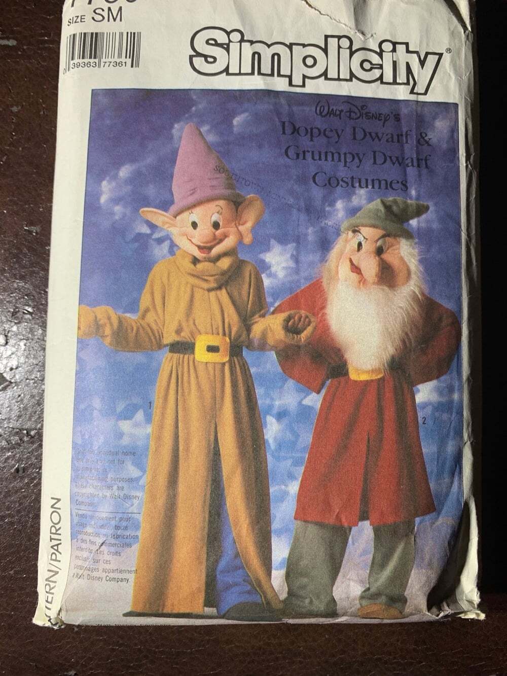 Dwarf Disney Costume Patterns